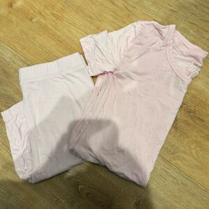 Light Pink Short PJ Set Little Sleepies